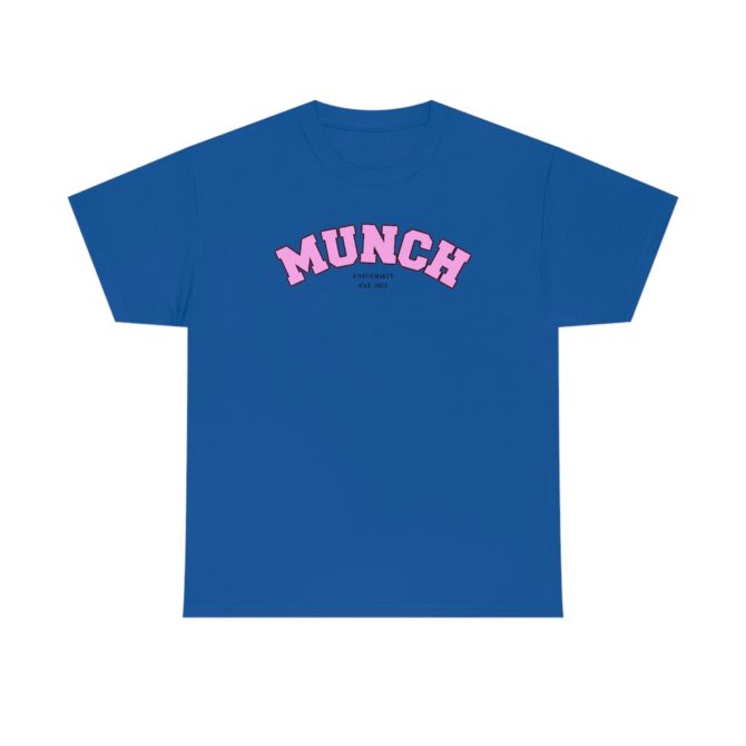 Munch U University Est. 2022 T-Shirt – Funny Ice Spice Meme Tee, Y2K Celebrity-Inspired Gift