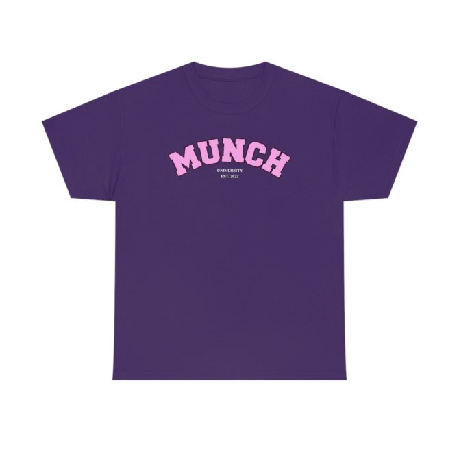 Munch U University Est. 2022 T-Shirt – Funny Ice Spice Meme Tee, Y2K Celebrity-Inspired Gift