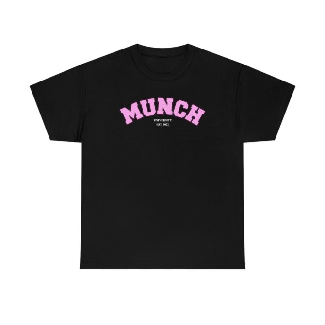 Munch U University Est. 2022 T-Shirt – Funny Ice Spice Meme Tee, Y2K Celebrity-Inspired Gift