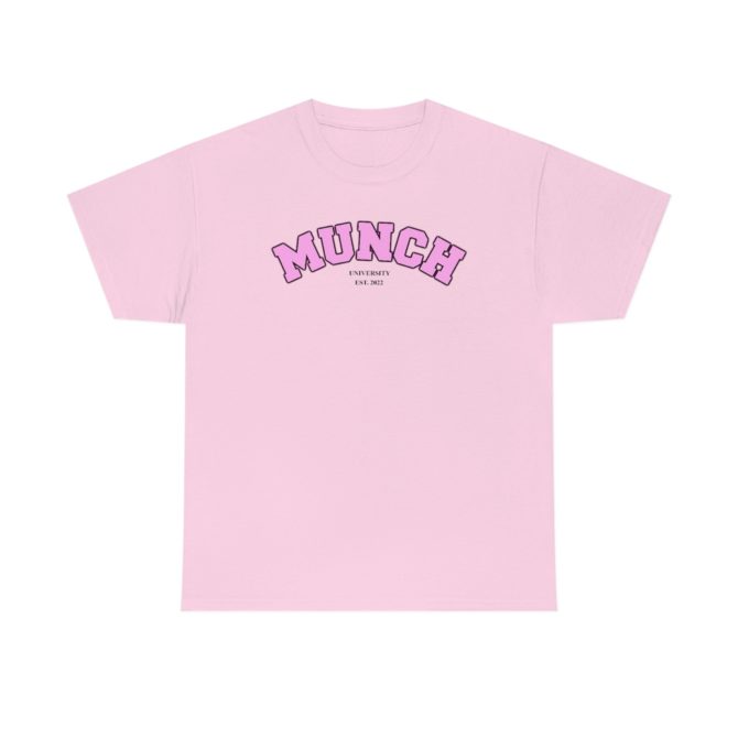 Munch U University Est. 2022 T-Shirt – Funny Ice Spice Meme Tee, Y2K Celebrity-Inspired Gift